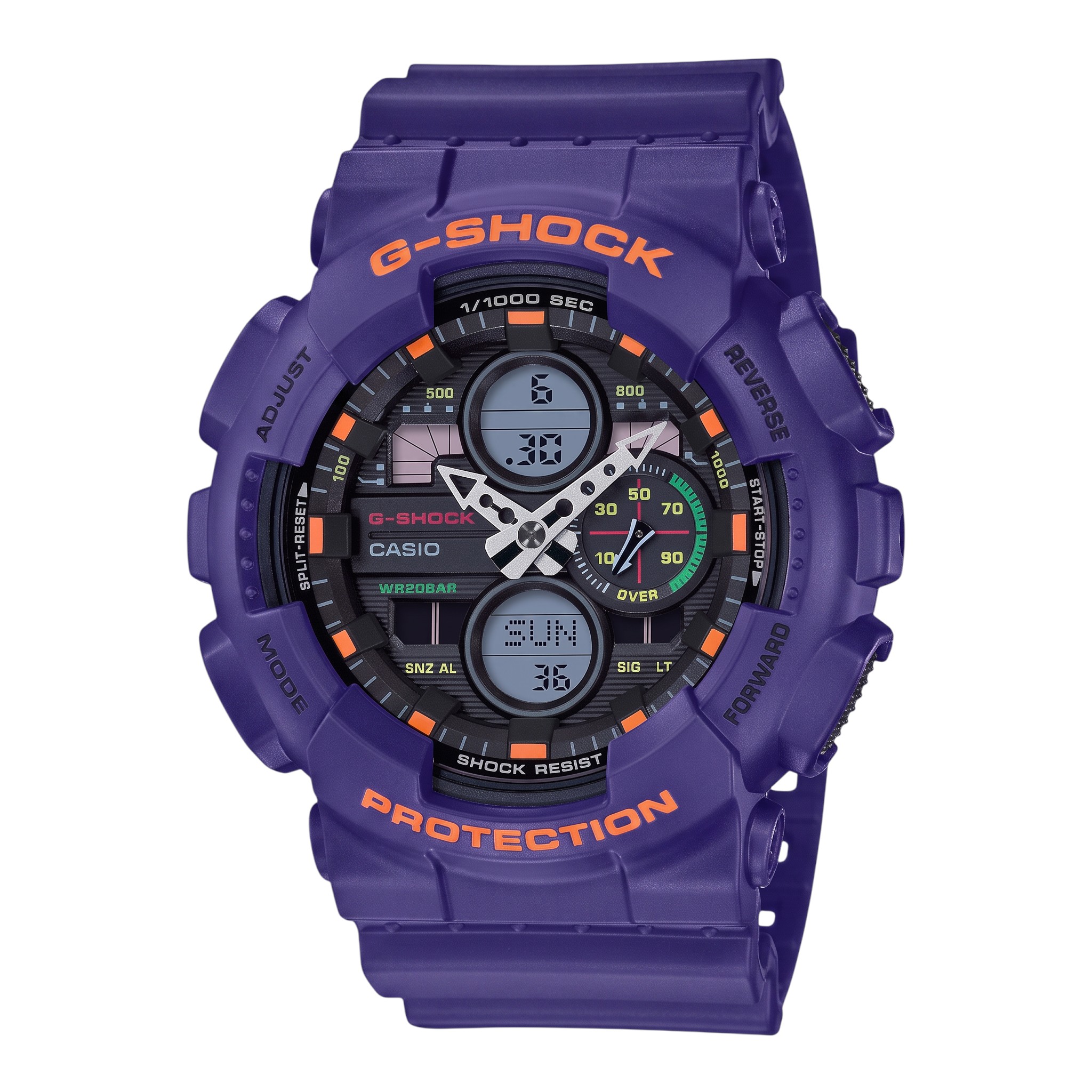 Casio G-SHOCK GA-140-6AER - violette 51,2 mm