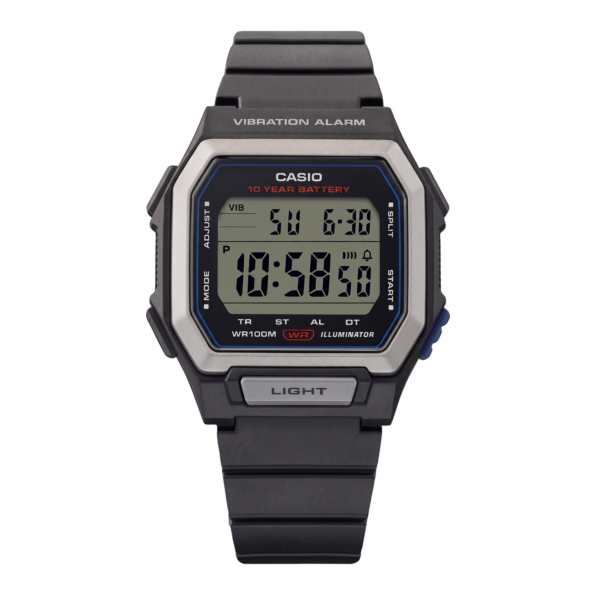 Casio Collection W-738H-1AVEF - numérique noire