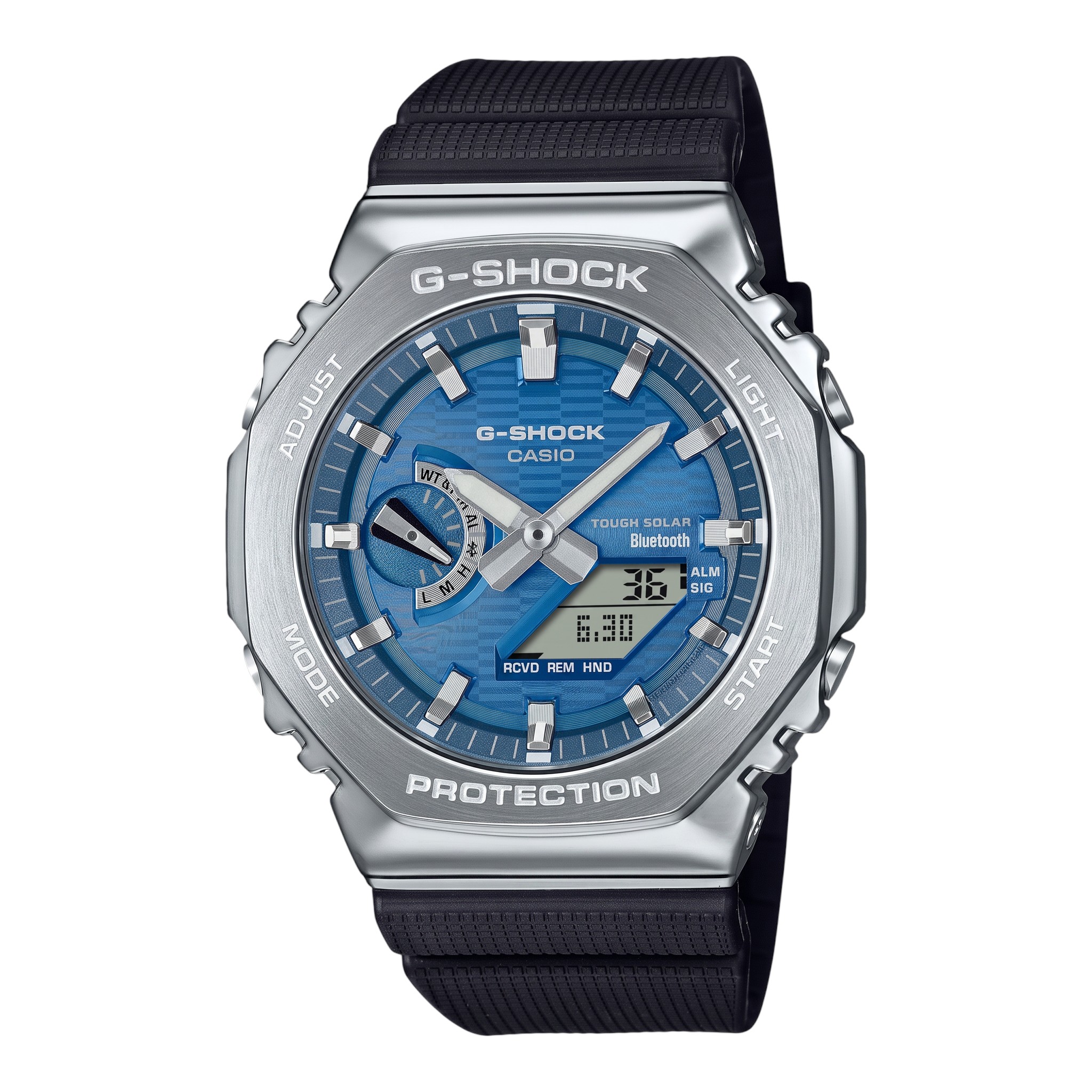 Casio G-SHOCK GBM-2100A-2B - solaire bleue 44,4 mm