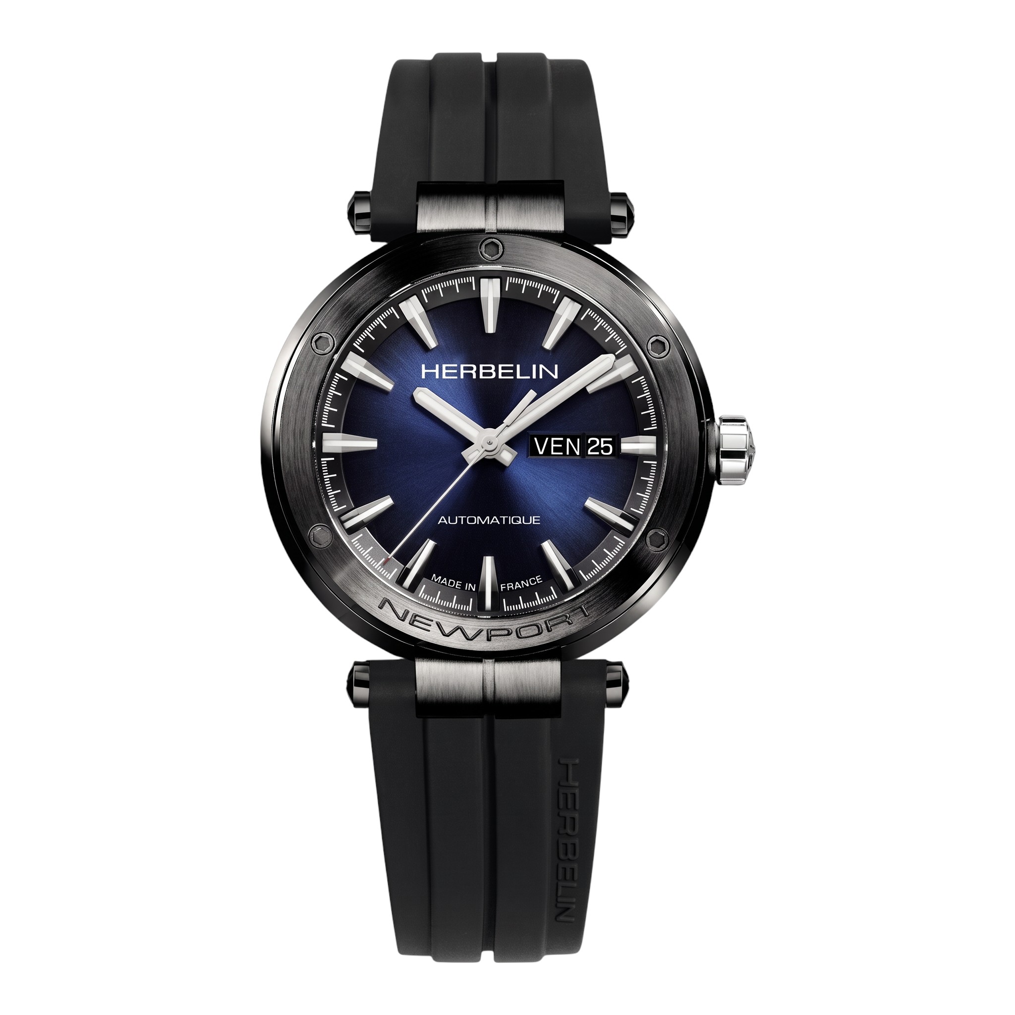 Herbelin Newport 1768G15CA - automatique bleue 42 mm
