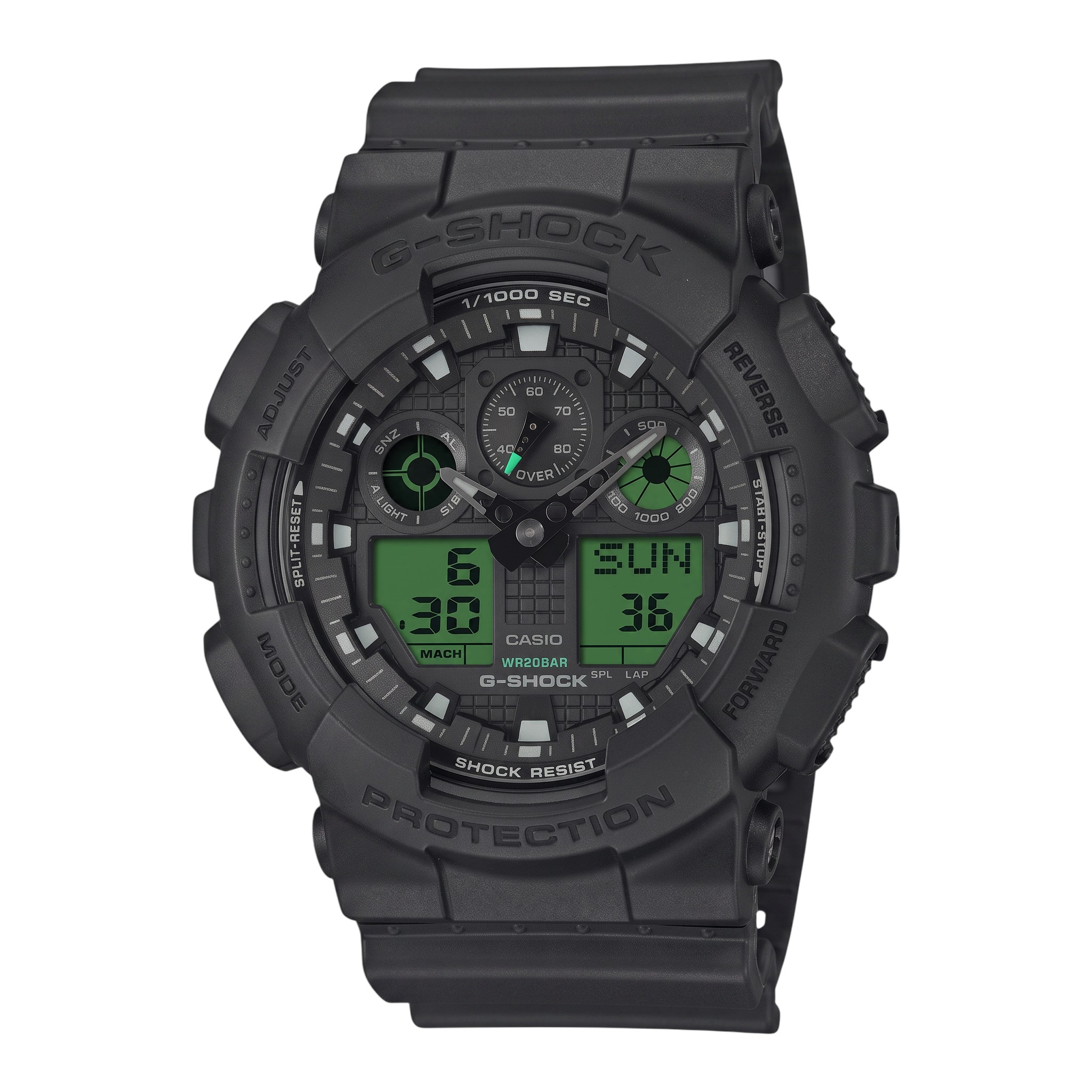 Casio G-SHOCK GA-100BE-1AER - noire 51,2 mm