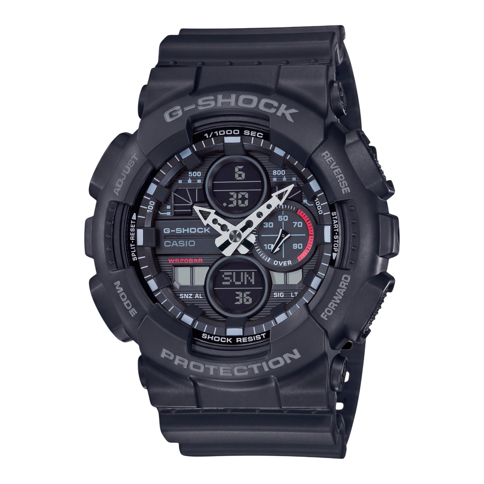 Casio G-SHOCK GA-140 GA-140-1A1ER - noire 51,2 mm