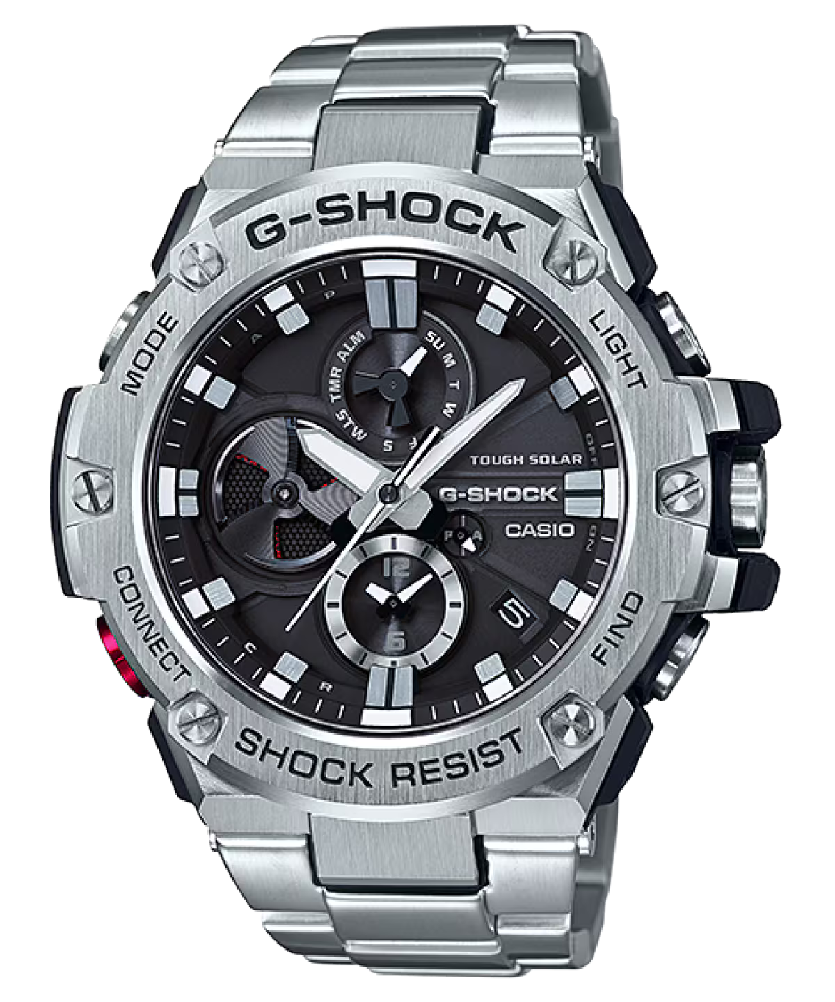 CASIO Casio G-SHOCK G-STEEL GST-B100D-1AER - solaire acier