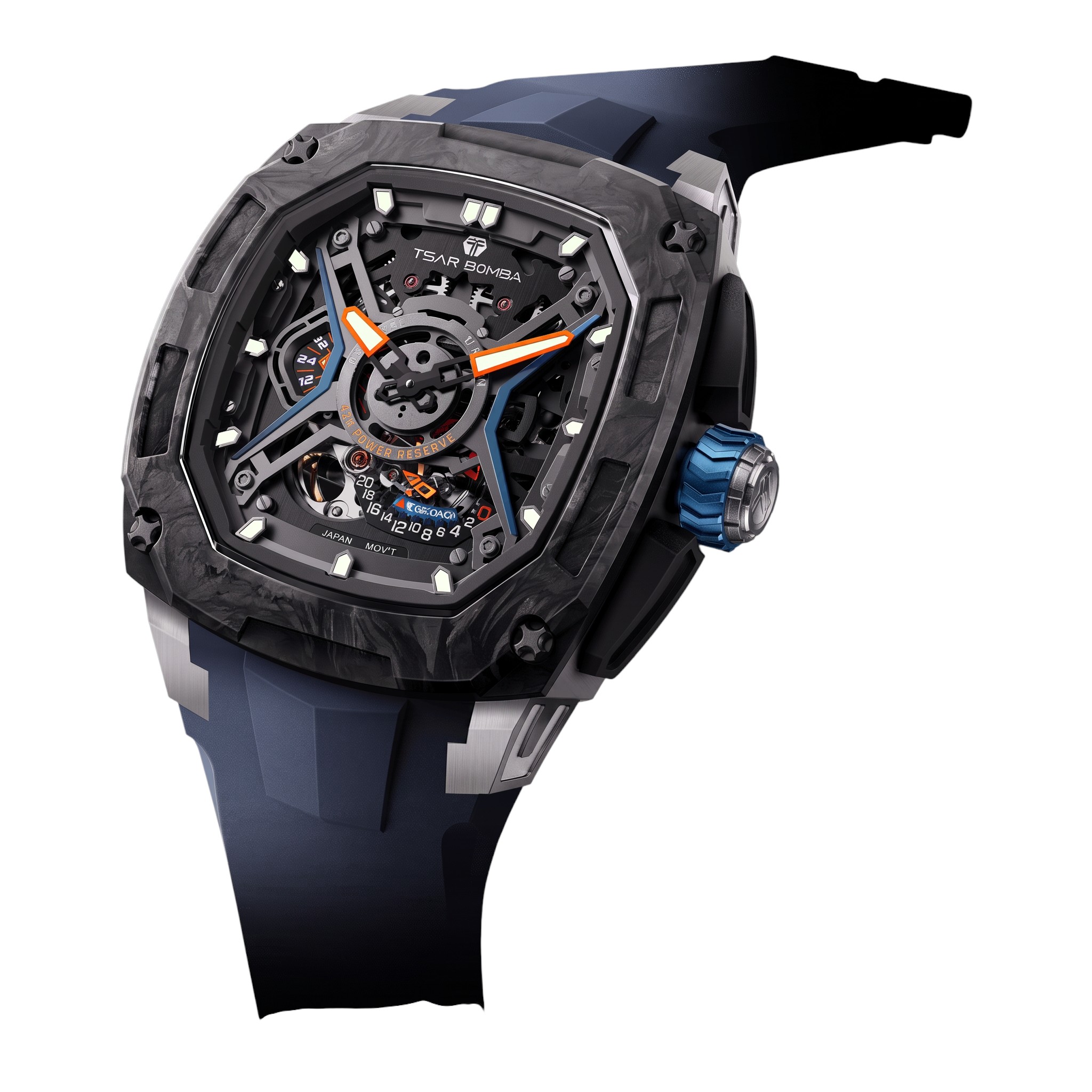 TSAR BOMBA Dark Matter 5 TB8605-02 - carbone bleu 42,8 mm