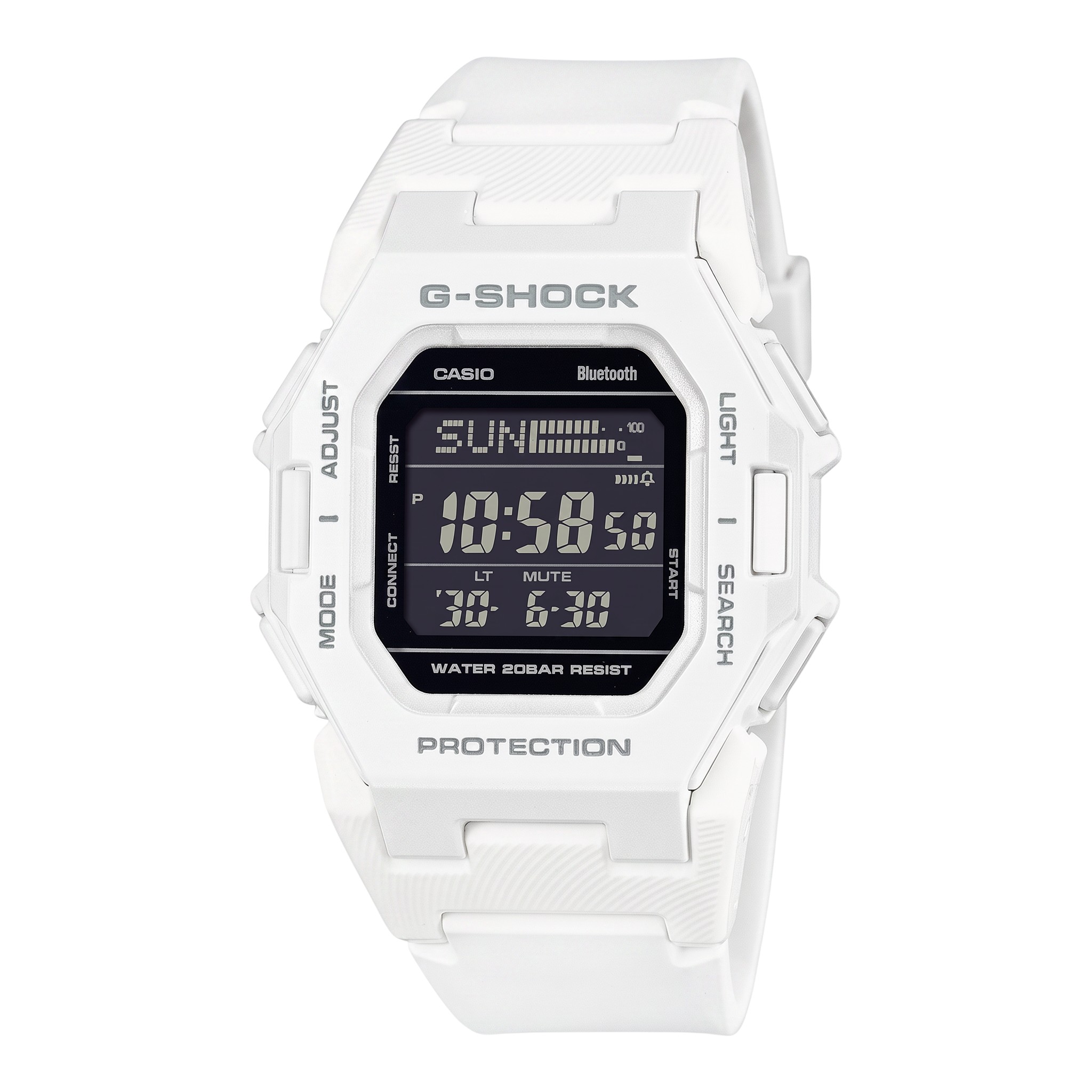 Casio G-SHOCK GD-B500-7ER - connectée blanche