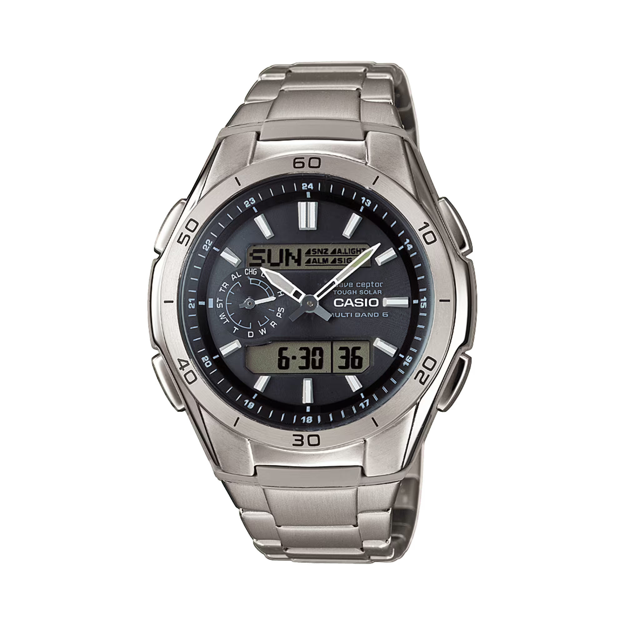 CASIO Casio Wave Ceptor WVAM650TD1AER - digital 44 mm 100 m